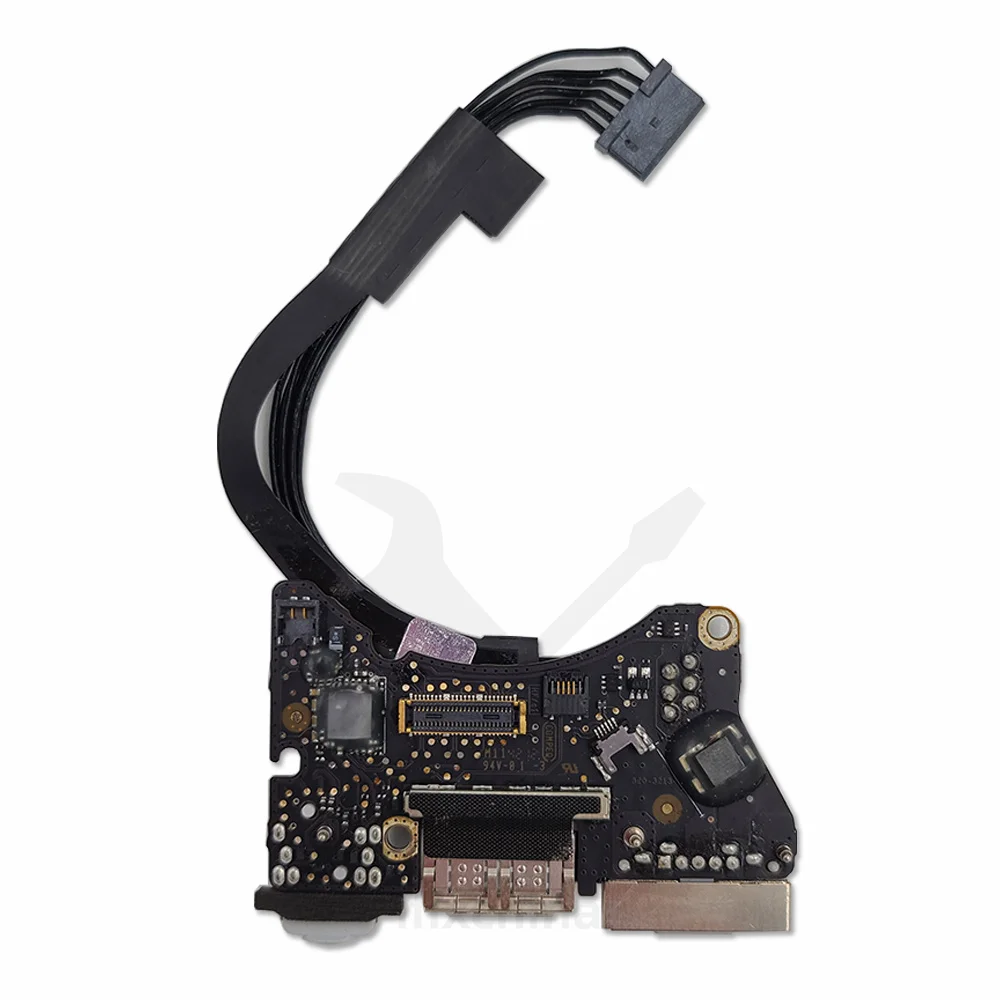 Placa de E/S A1465 genuina para Macbook Air de 11 pulgadas, placa de Audio de alimentación USB, conector dc 820-3213-A + Cable Flex 821-1475-A, año 2012