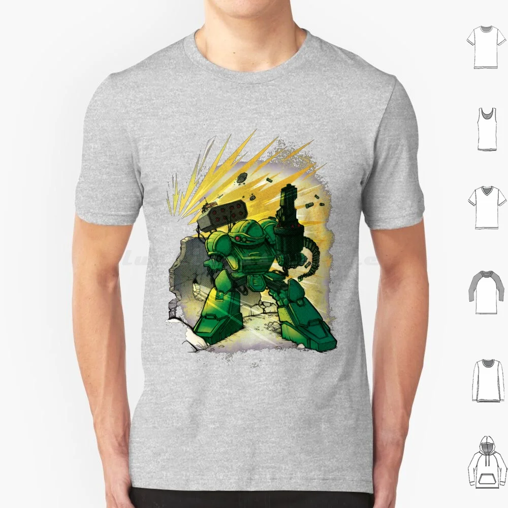 

Blasted Mech T Shirt Men Women Kids 6xl Robot Anime Scopedog Votom Mech Armored Trooper