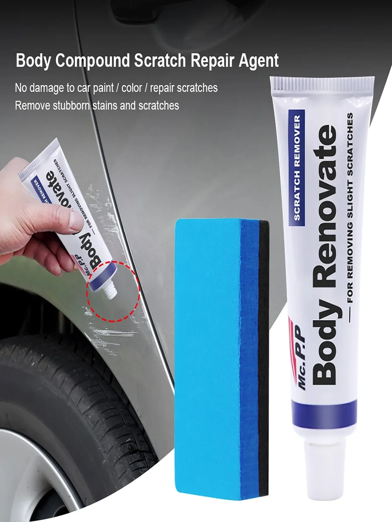 

Car Repair Auto Scratch Repair Wax Kit Car Scratch Remover Cleaner Compound Wax Polishes Care