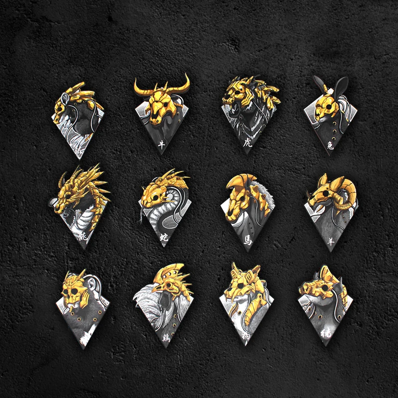 

Punk Style Zodiac Hook and Loop Patches for Clothing Tactical Morale Badge Creative Armband Backpack Hats Sticker DIY Decoration