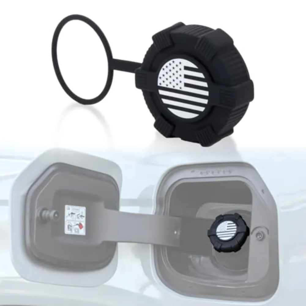 Tapa de tanque de combustible sin tapa para coche, impermeable, a prueba de polvo, para Ford Bronco 2021-2025, GM Chevy Buick, cubierta de relleno antipolvo para tanque de combustible