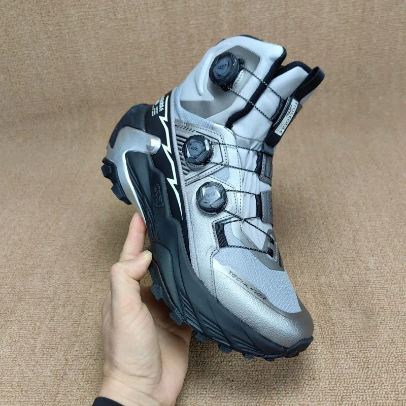 Original Brand Designer Mid-Top Mountain Hiking Men WomanShoe Quick Lacing Mountaineering Boots Spring/Autumn Trecking Shoe