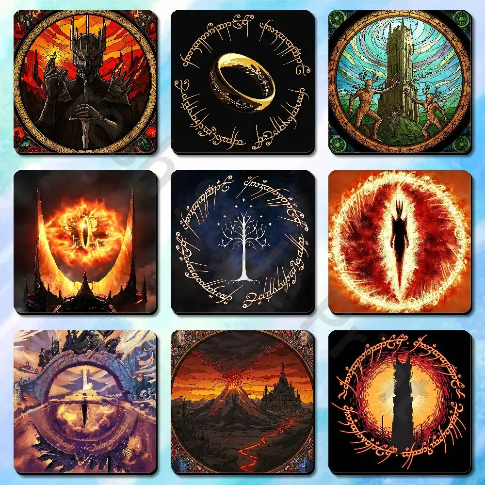 L-Lords of the R-RingES-S Cute Cartoon Anime Refrigerator Magnets Soft Magnetic Heat Transfer Refrigerator Magnets Gift