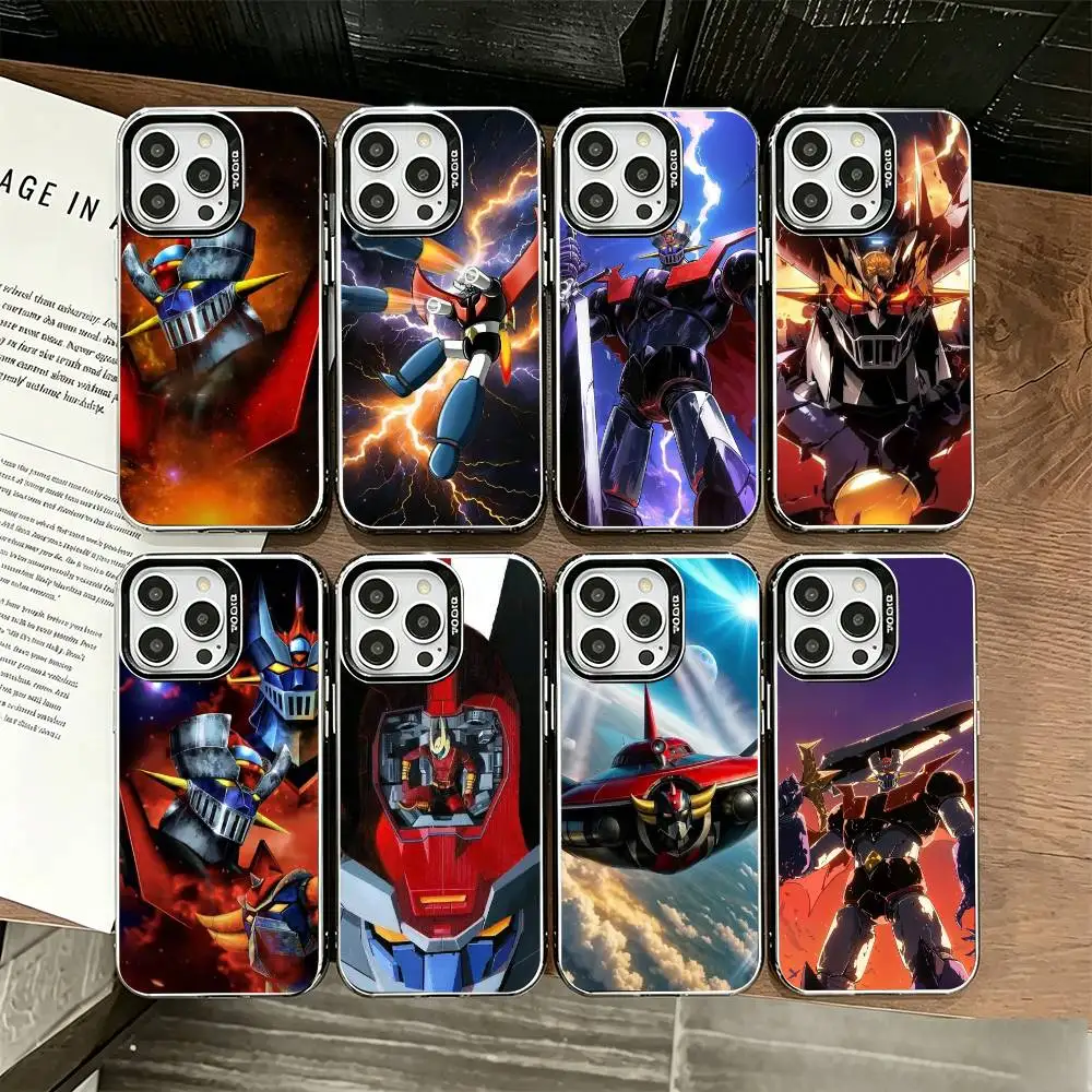 Funda para Teléfono con Diseño de Robot Anime M-Mazinger Z para iPhone 17 16e 16 15 14 13 12 11 mini Pro Max X XR XSMAX 8 7 Air Plus
