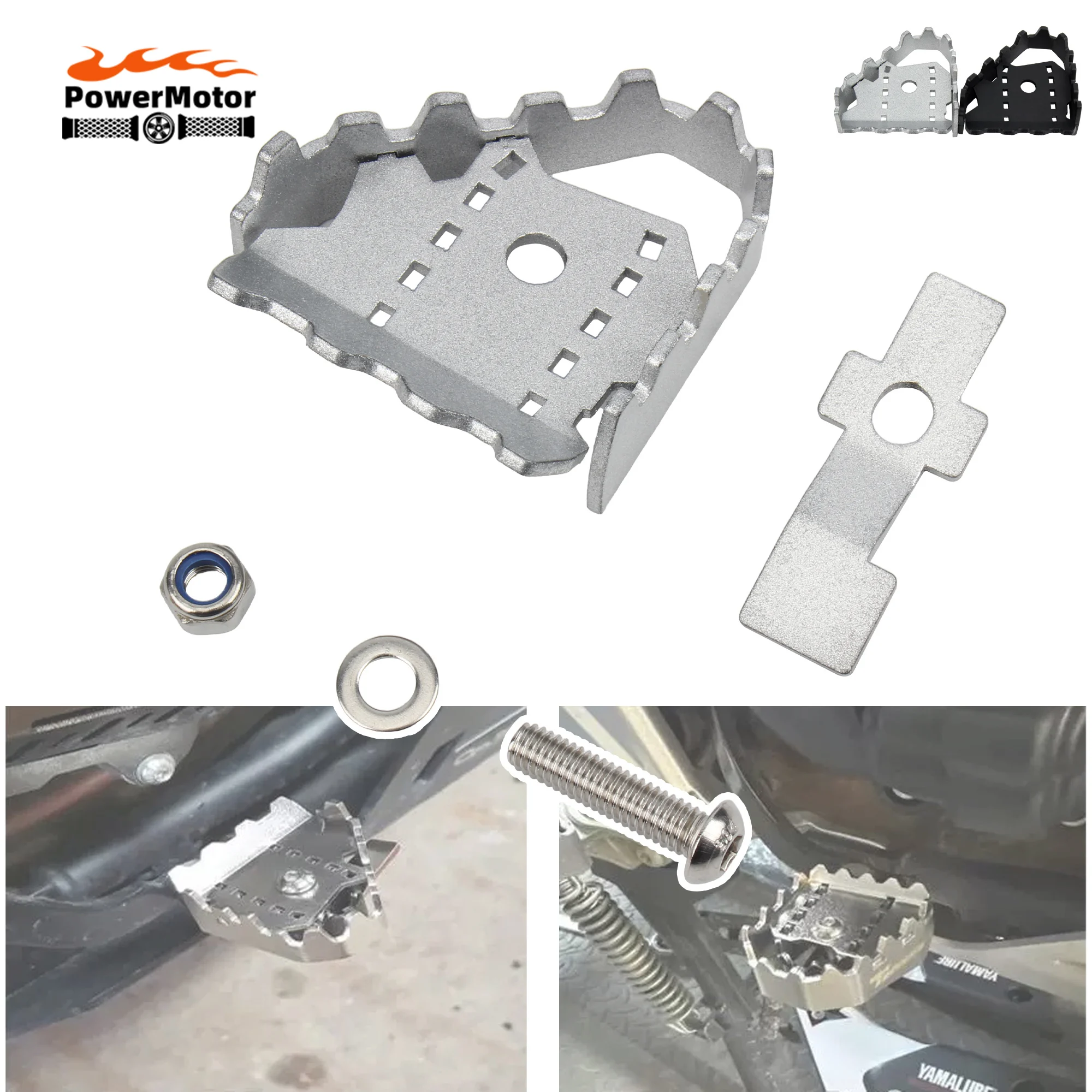 

Motorcycle Brake Pedal Extender Extension Pedal Step Accessories For YAMAHA TENERE 700 XTZ T700 2019 2021 2022 2023 Moto Parts