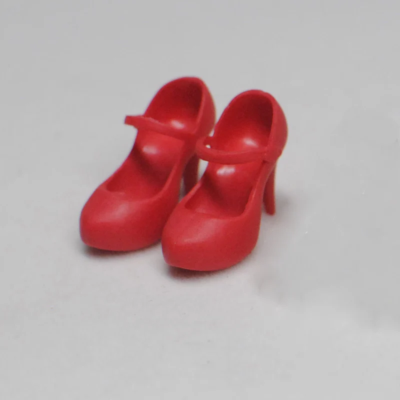 HOUZIWA Blyth Puppenschuhe Kunststoff High Heel Schuhe für Momoko, Licca, Barbes 1/6 Puppen – Detail 5