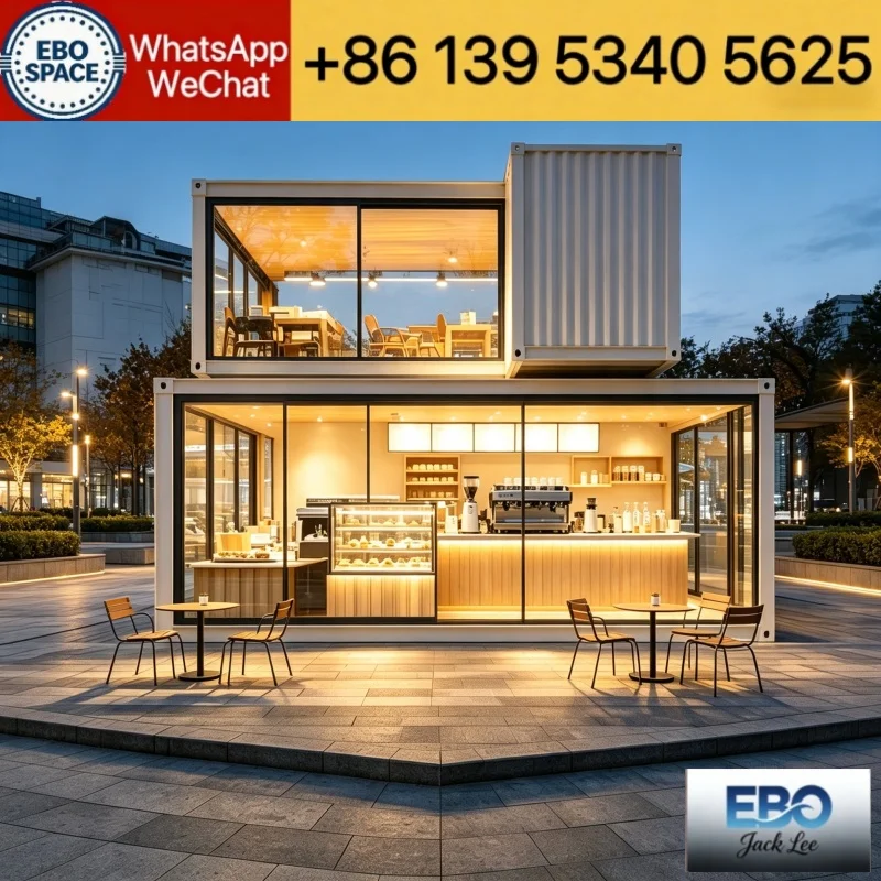 Sound Insulation Prefab Space Capsule House 20ft Mobile Cabin Outdoor Resort Capsule Hotel