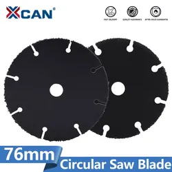 XCAN Circular Saw Blade Vacuum Brazed Wood Cutting Disc Fit on Angle Grinder Woodworking Tool 76mm