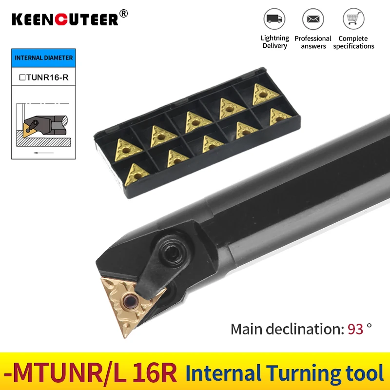 -MTUNR16R S16Q-MTUNR16R S32T-MTUNR16R Triangle insert TNMG16 93 deg internal chamfering turning tool rod CNc lathe tool