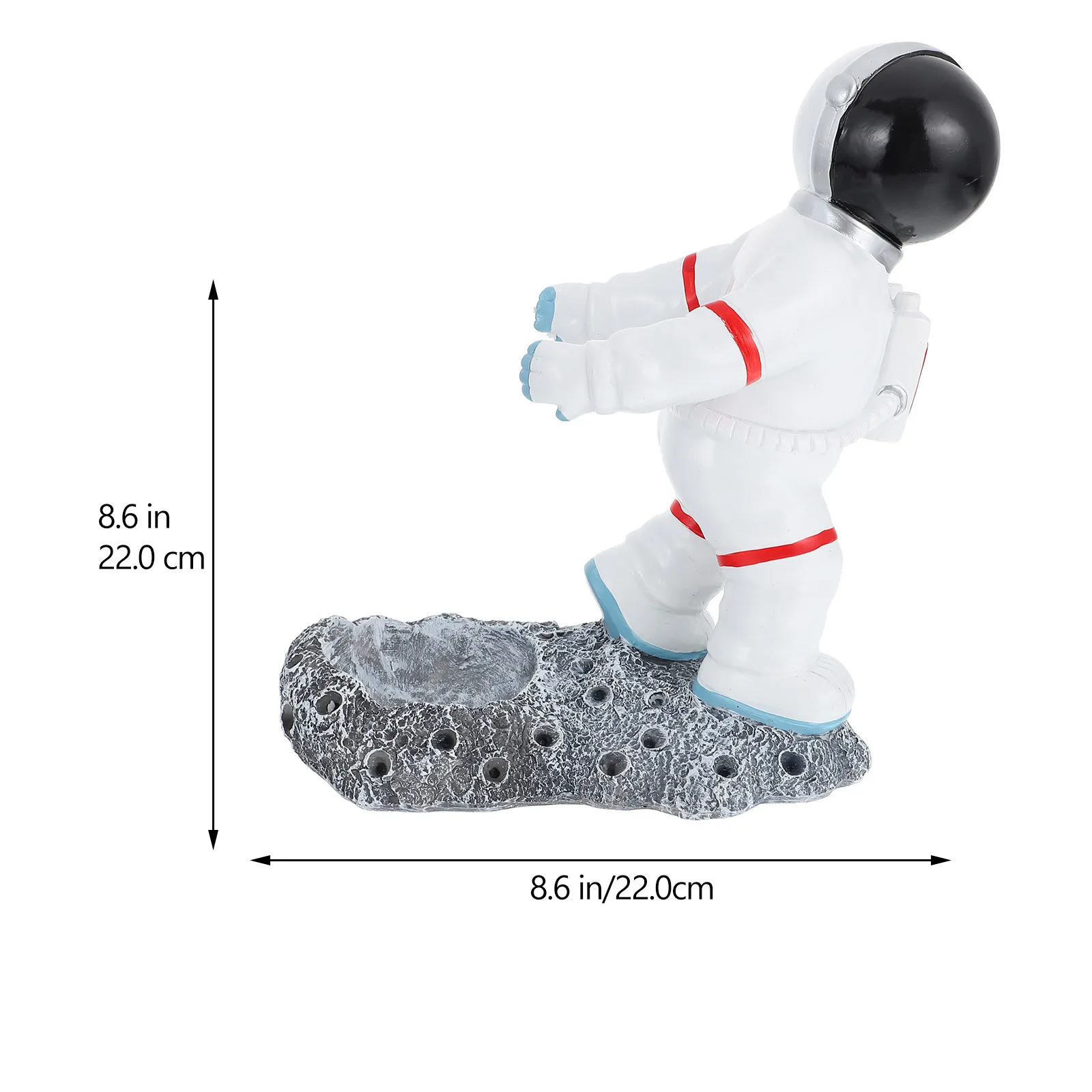 Astronaut Shaped Wine Rack Resin Red Wine Storage Shelf Elegant Bottle Holder for Home Bar Kitchen Decor Display Stand Organizer