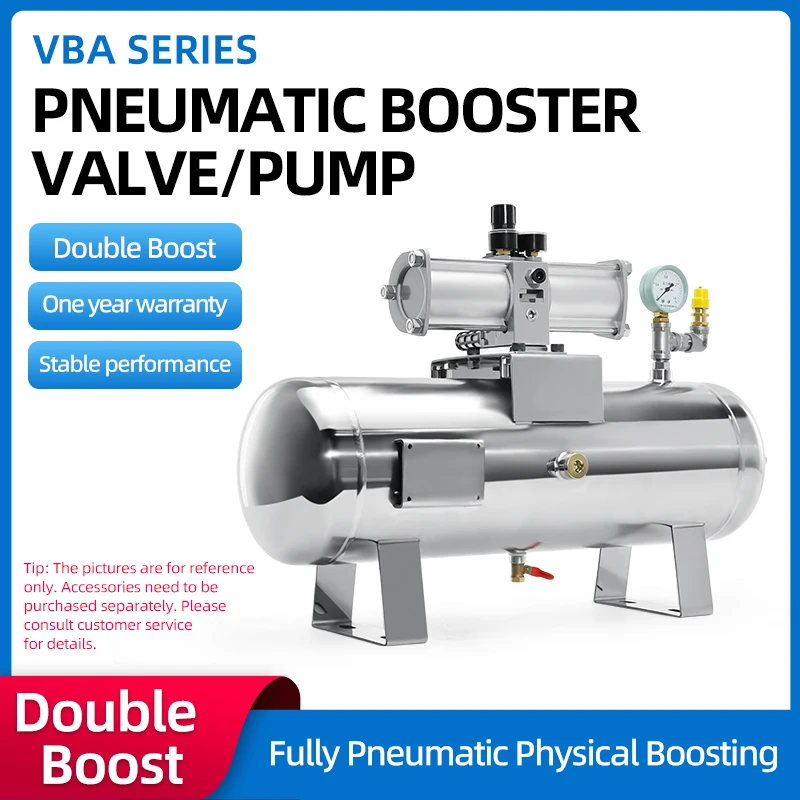 SMC Type Pneumatic Booster Valve Gas Booster Pump VBA20A-03GN air Pressure Storage tank VBAT10A1 Double boost Direct Inflation
