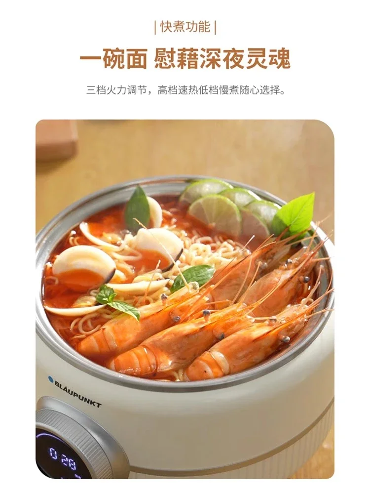 220V Blaupunkt Multifunctional Stainless Steel Electric Food Steamer for Home Cooking Stewing and Steaming