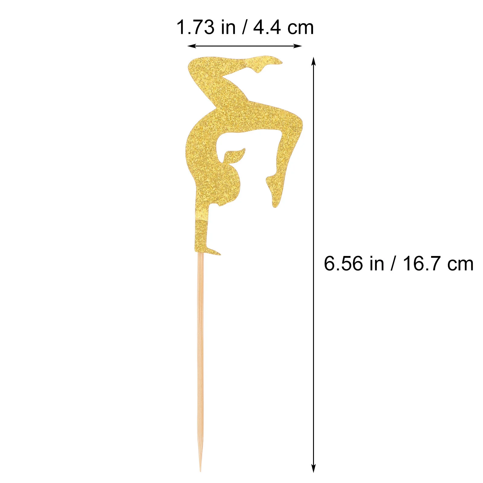 Happy Birthday Theme Party Cake Picks Cupcake Decoration Dessert Topper Gymnastic
