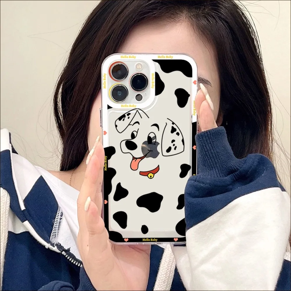 Disney 101 Dalmatians Dog Phone Case For IPhone 13 14 Pro Max XS XR 12 11 Pro 13 Mini 6 7 8 Plus Soft Clear Back Cover