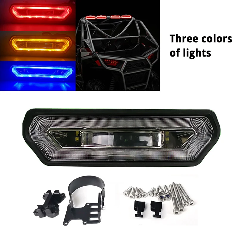 

Red/Yellow/Blue Brake Tail Light chase For Can Am Maverick X3 Commander For Polaris RZR 1000 800 900 XP Ranger