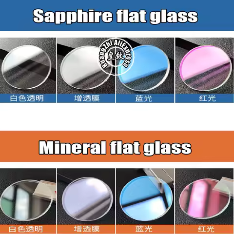 For G-SHOCK Casio Oak GA-2100 GA-B2100 Watch Mirror GM2100 GA2100 GAB2100 Sapphire glass Watch Mineral Glass Red light Lenses