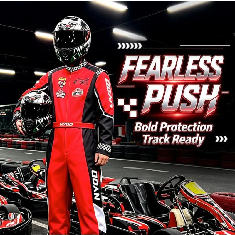 Off-road Motorcycle Riding Suit Men's Wear-resistant Anti-drop Breathable Suit Outdoor Long-distance Rally Sports Racing Suit