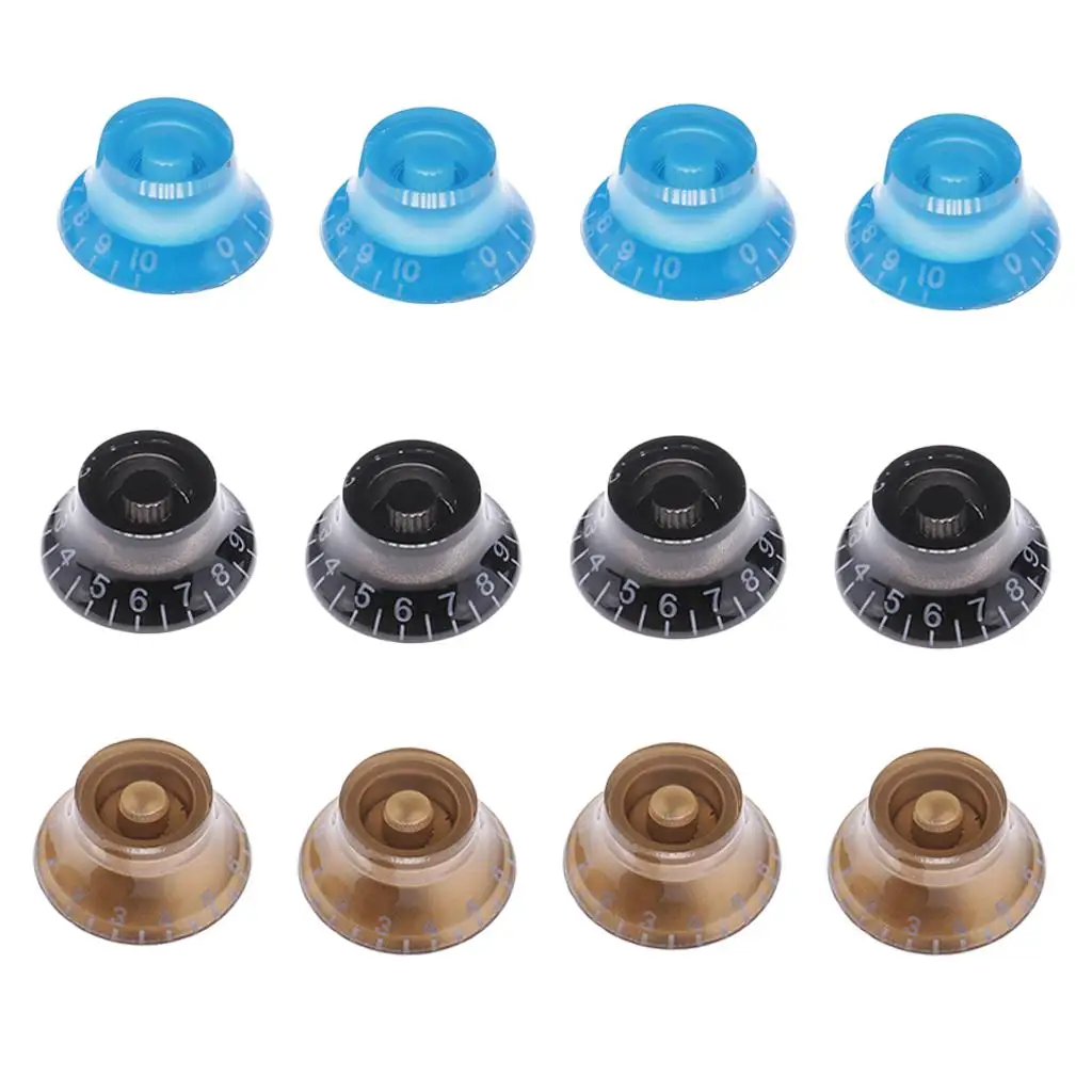 LP Electric Guitar Replacement Acrylic Volume Tone Knob Vintage Control Button for Musical Instrument