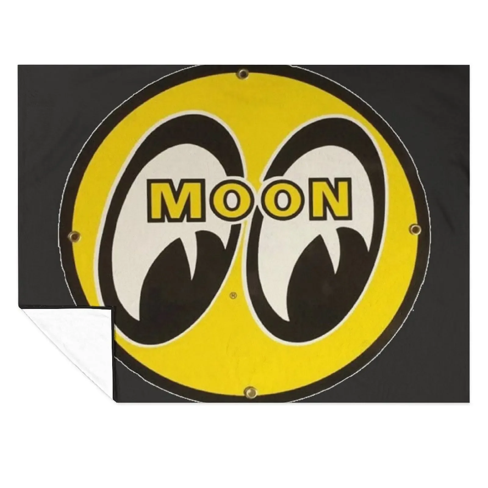 

Moon eyes Luna equipped with the classic logo Throw Blanket for sofa For Decorative Sofa Softest Tourist Blankets