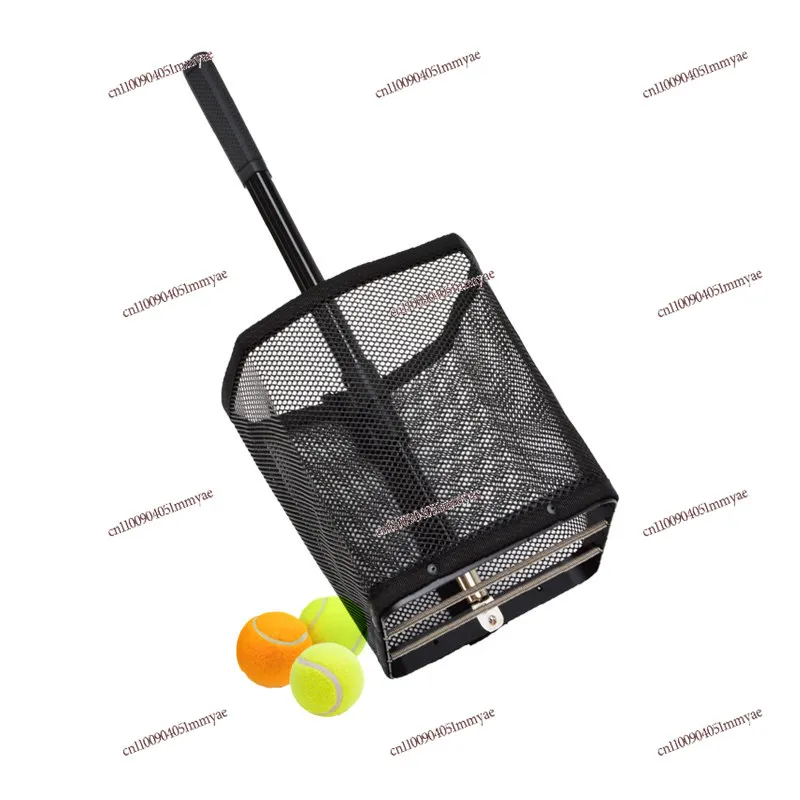 Tennis ball pickup artifact, portable ball collection device, multi-ball professional ball pickup frame