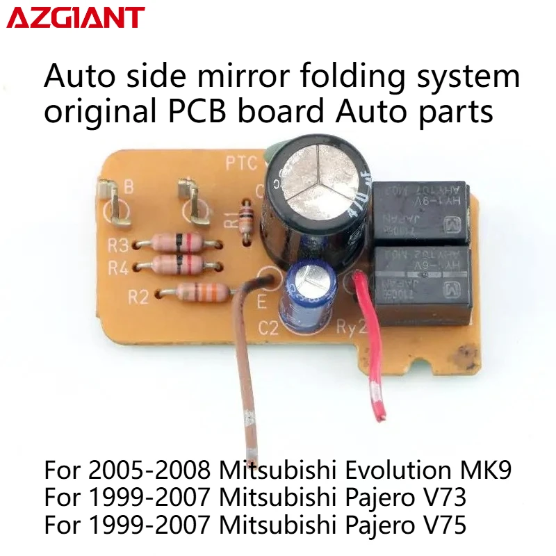 

For Mitsubishi Evolution MK9 2005-2008 Pajero V73 V75 1999-2007 Auto side mirror folding system original PCB board Auto parts