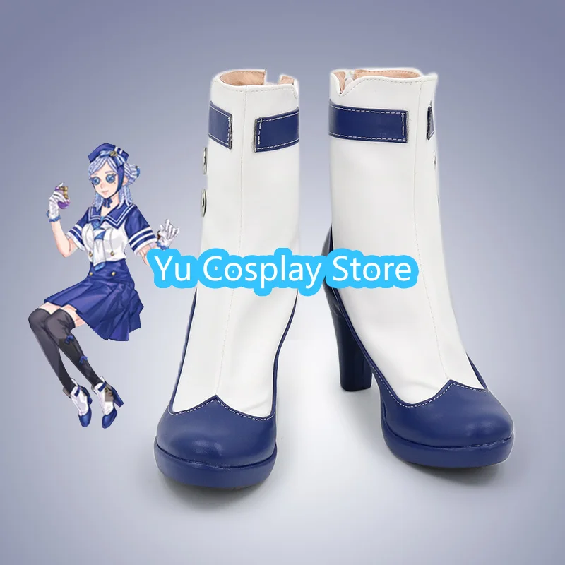 Parfümeur Vera Nair Cosplay Schuhe Spiel Identität v Ocean going Voyage Tag Cosplay Prop Pu Lederschuhe Halloween Stiefel nach Maß