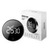 LED Digital Cooking Timer USB Rechargeable Magnetic Baking Countdown Reminder 3-Level Volume Back Bracket Design Kitchen Tools 1