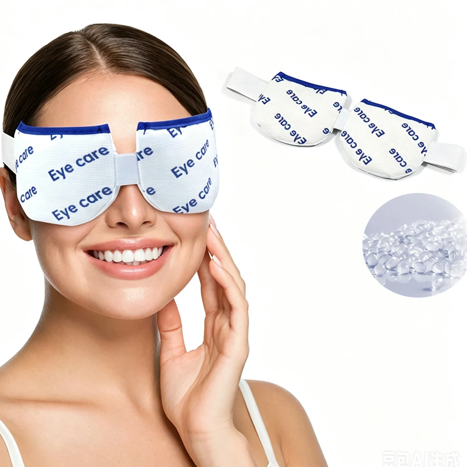 Masque oculaire à compresse chaude, soin des yeux secs à la chaleur humide, technologie de compresse chaude pour les yeux sensibles et secs, soulage les cornes d'œil et la conjonctivite