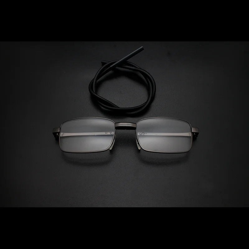 

Universal men's and women's portable magnetic reading glasses, high-grade alloy magnetic suction neck strap reading glasses