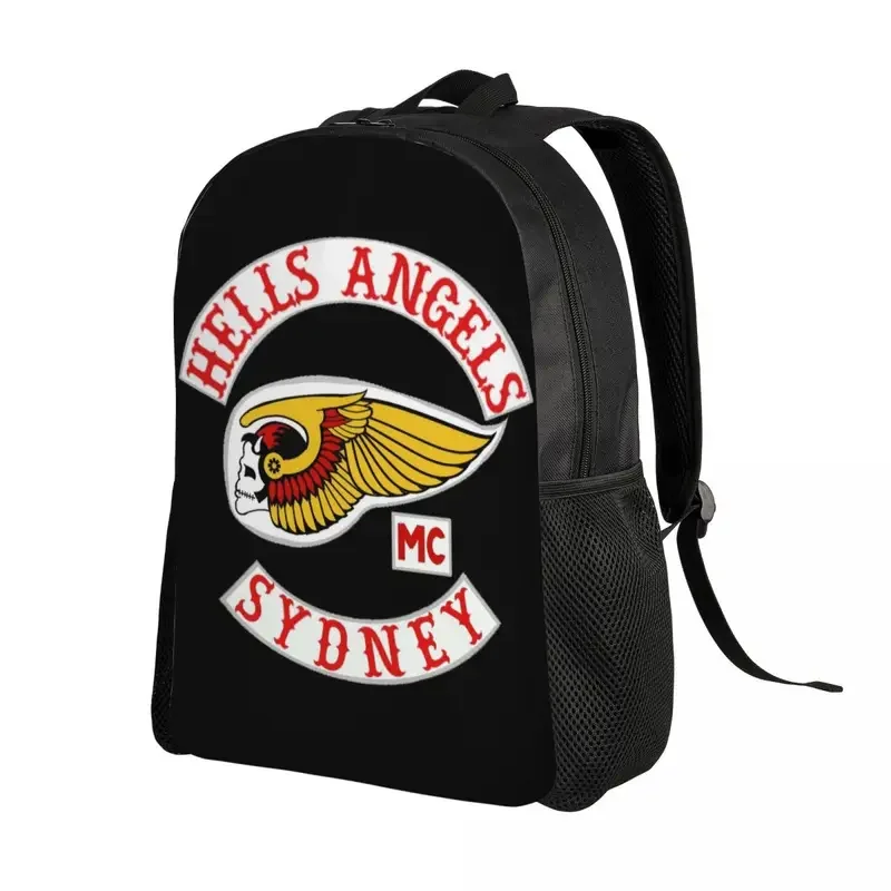 Hells personalizzato Angels World Logo zaino da viaggio School Computer Bookbag moto Club College Student Daypack Bags