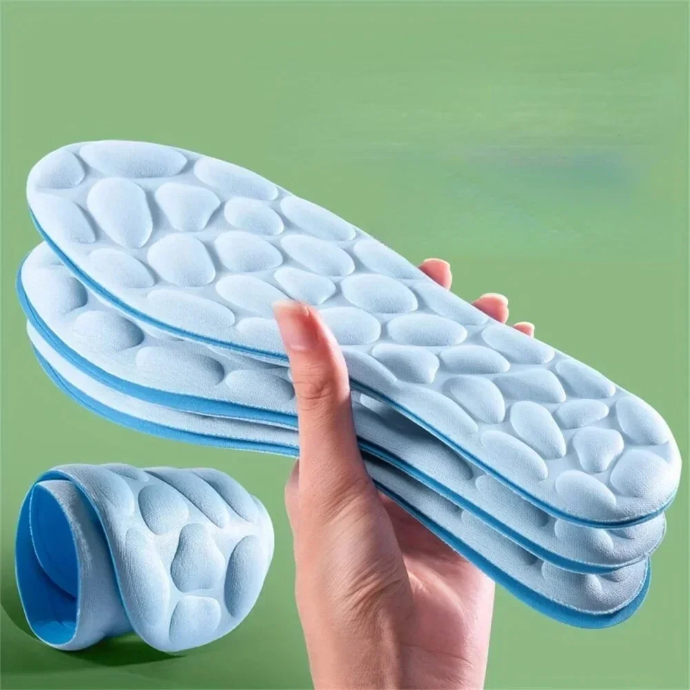 2pcs Soft Massage Memory Foam Insoles  Sport Running Shoes Sole Breathable Cushion Pads Women Men Feet Orthopedic Insoles Heels