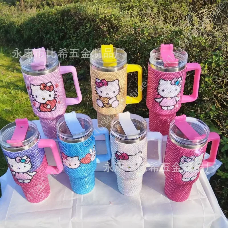 

Sanrio Large Capacity Insulated Straw Cup for Dual Drinking Cosplay Accessories