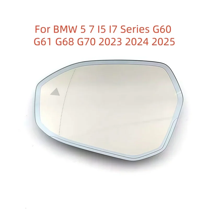 For BMW 5 7 I5 I7 Series G60 G61 G68 G70 2023 2024 2025 Auto Dimming Heated Blind Spot Warning Rear Mirror Glass