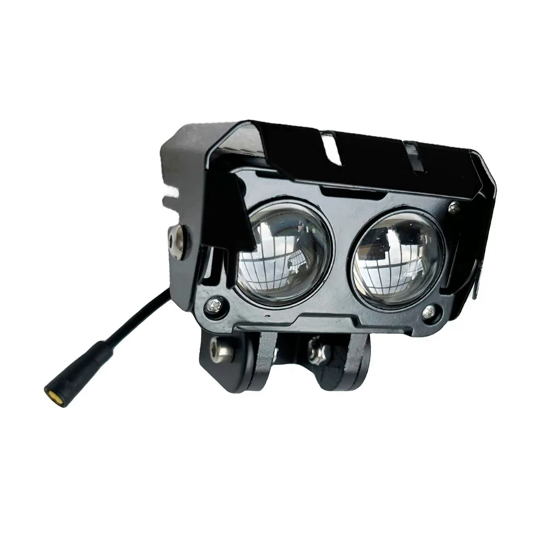 For Headlight Electric Scooter Handlebar Lamp Head Front LED Light Replacement Accessories