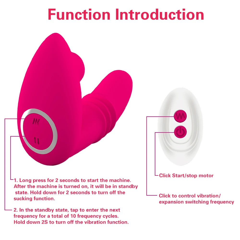 Wearable Sex Toy Clit Sucker Vibrator Dildo Female Masturbator G Spot Massager 10 Modes Vibrating Panties for Couple Adults 18