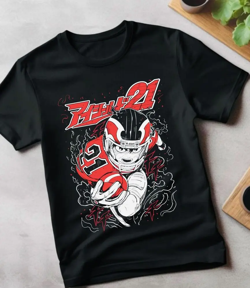 T-shirt Eyeshield 21 ,T-shirt Hiruma Taro Raimon Suzuna American football shirt