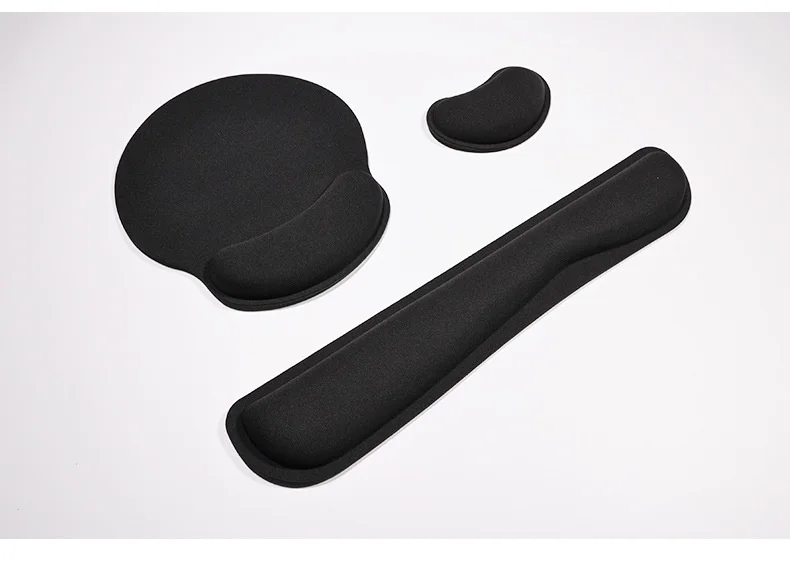 Handgelenkauflage-Set, Mauspad, Tastaturunterstützung, ergonomische Schreibtischunterlage für Büro und Gaming, 3 Größenoptionen – Detail 8