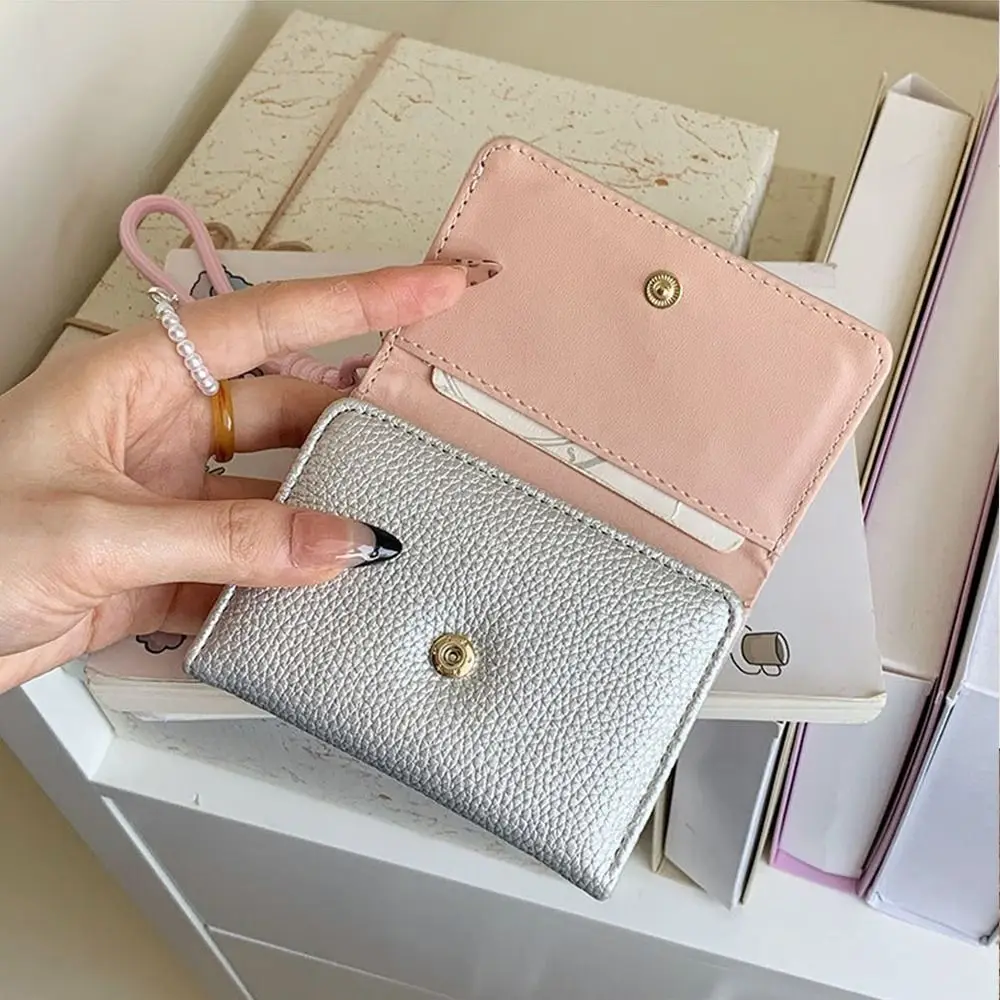 

Ins Kawaii Women Three Fold Wallet Short Pu Leather Cartoon Money Bag Hasp Cute Cat Student Card Coin Purse Ladies