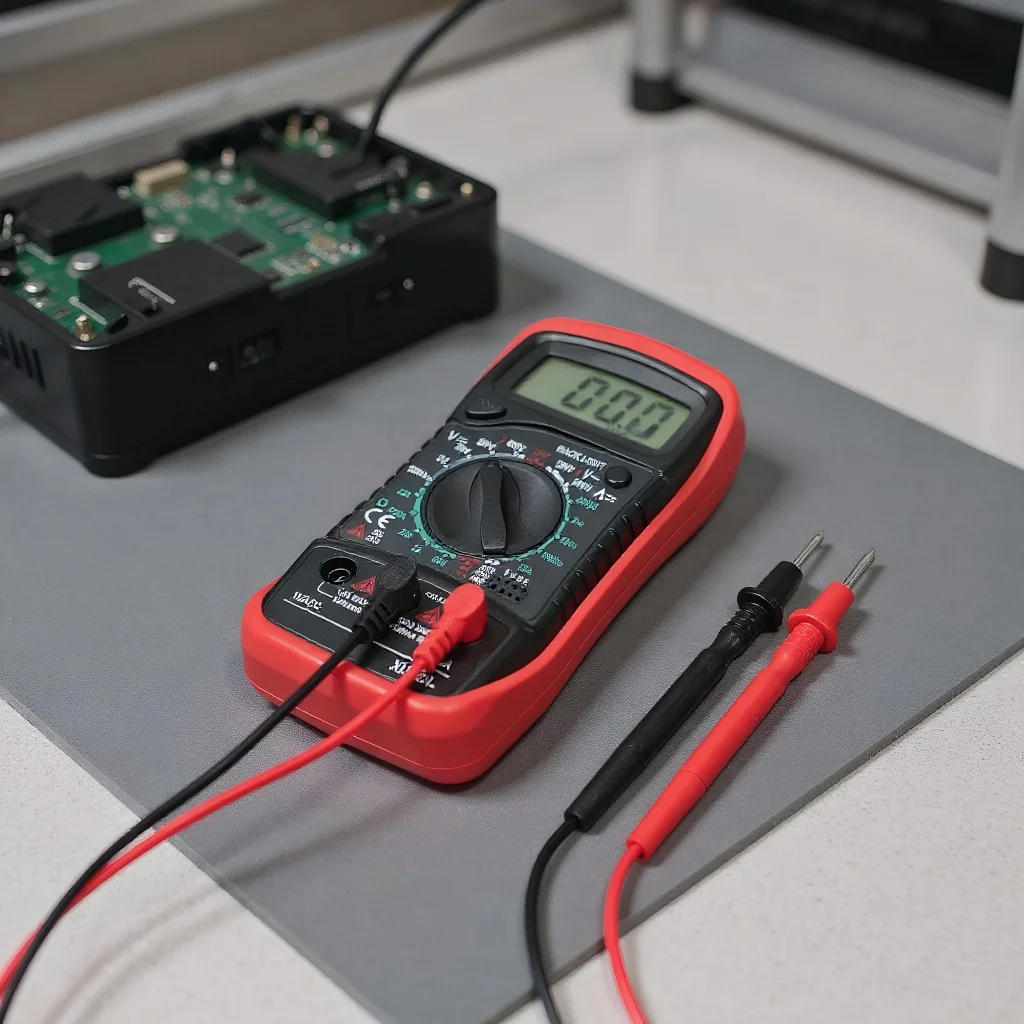 جهاز قياس متعدد محمول True-RMS: حماية من انقطاع التيار الكهربائي والتحميل الزائد لورشة العمل والمختبر #1