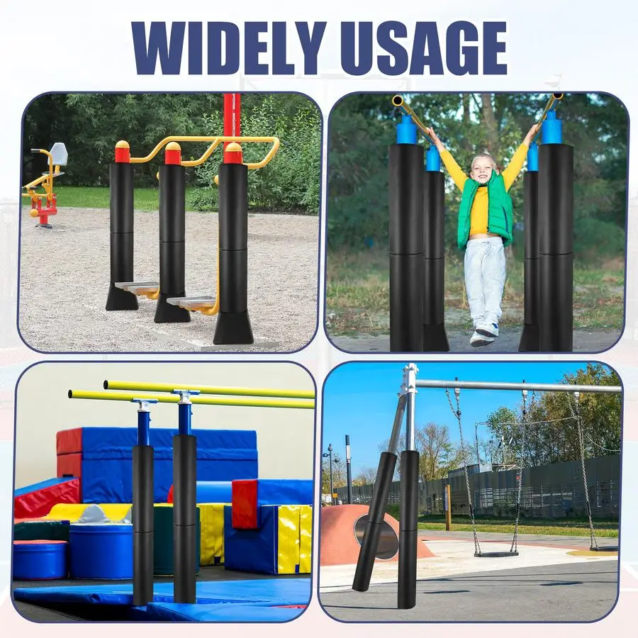 بطانة مربعة لعمود كرة السلة للتدريب، مرفق إرجاع كرة السلة شديد التحمل، وسادة حماية متينة مقاومة للماء