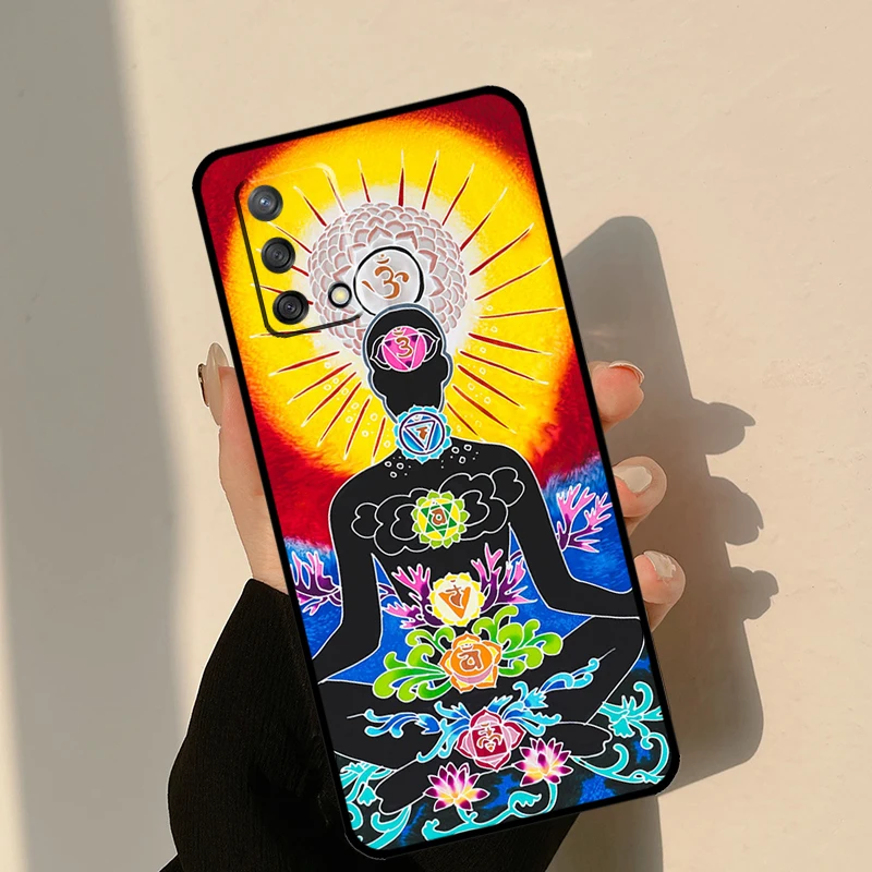 ماندالا شقرا اليوغا الحال بالنسبة ممن لهم A57 A77 A17 A15 A16 A76 A96 A54 A74 A52 A72 A91 A93 A5 A9 A31 A53 A54S Funda