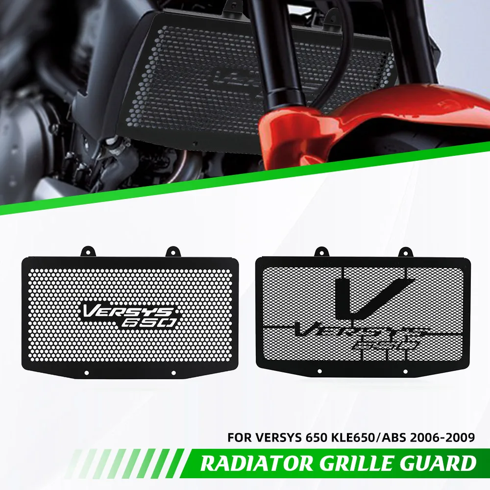 

FOR KAWASAKI Versys 650 KLE650/ABS 2006-2007-2008-2009 Motorcycle Radiator Grill Guard Cover Engine Cooling Protector KLE 650