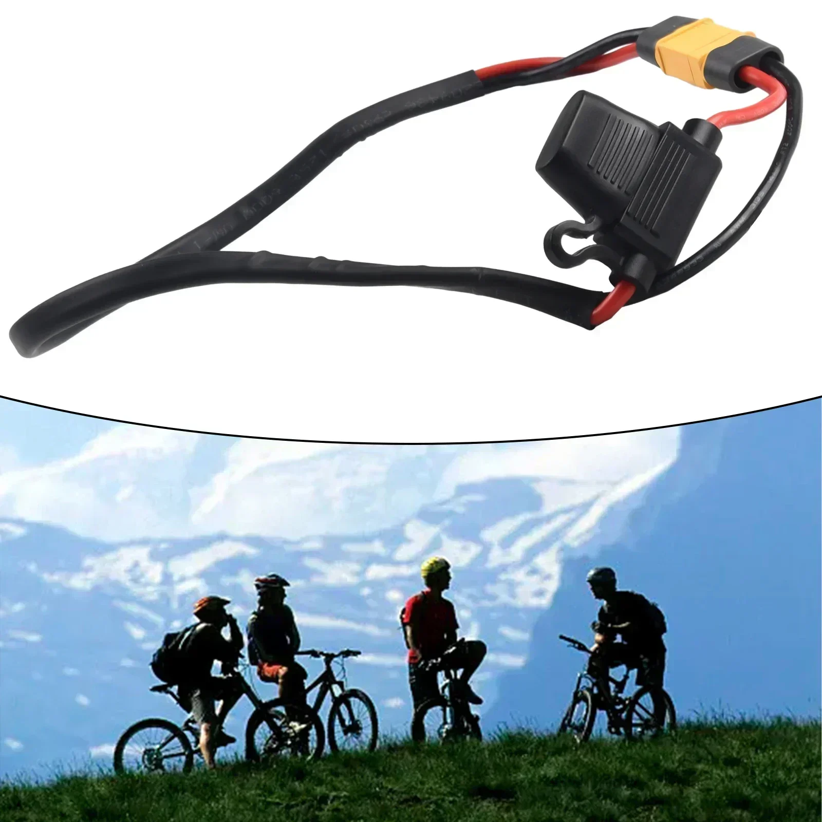 Ebike Electric Bicycle Battery Power Cable Lithium Battery Controller Fuse Waterproof 50A Medium Blade Fuse Accessories