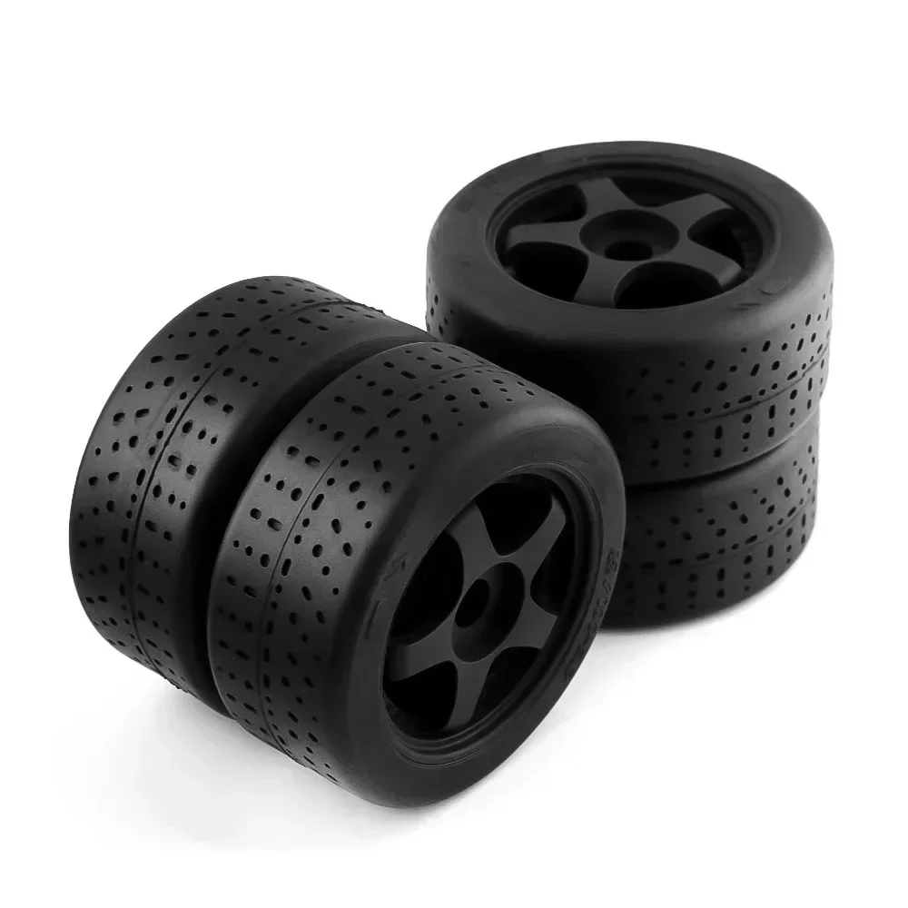 4 Uds 100X42mm neumático de 5 radios rueda hexagonal de 17Mm para Arrma 1/7 infracción fiel ilimitado RC piezas de mejora de coche