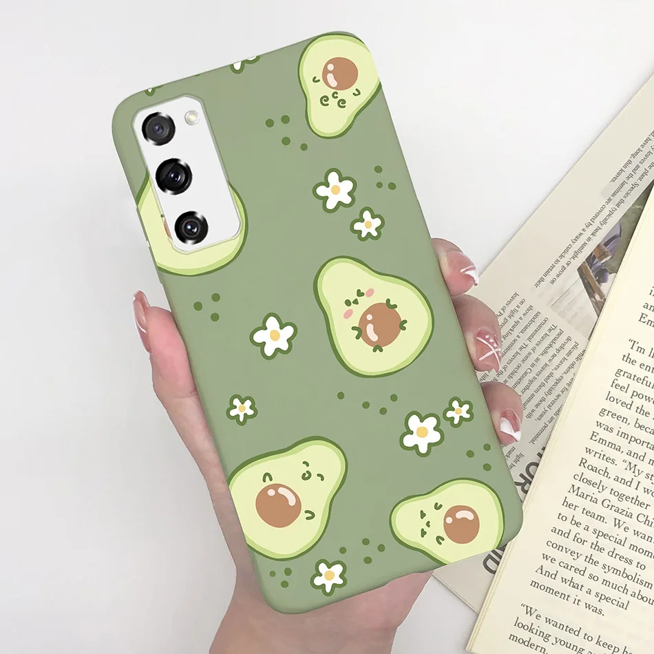 Case for Fundas Samsung Galaxy S20 FE S 20 FE S20FE Case Samsung S20 FE Phone Silicone Flower Cute Soft Back Cover Cases Bumper