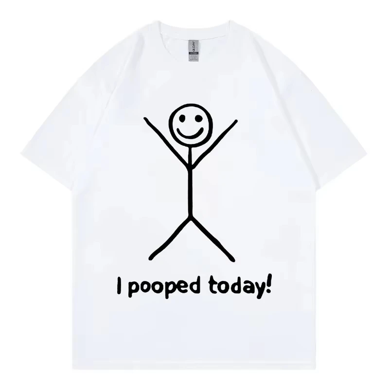 أنا أنبوب اليوم مضحك تي شيرت الشارع موضة نكتة الفكاهة ميمي تي شيرت الرجال النساء الملابس عالية الجودة القطن قصير الأكمام تي شيرت