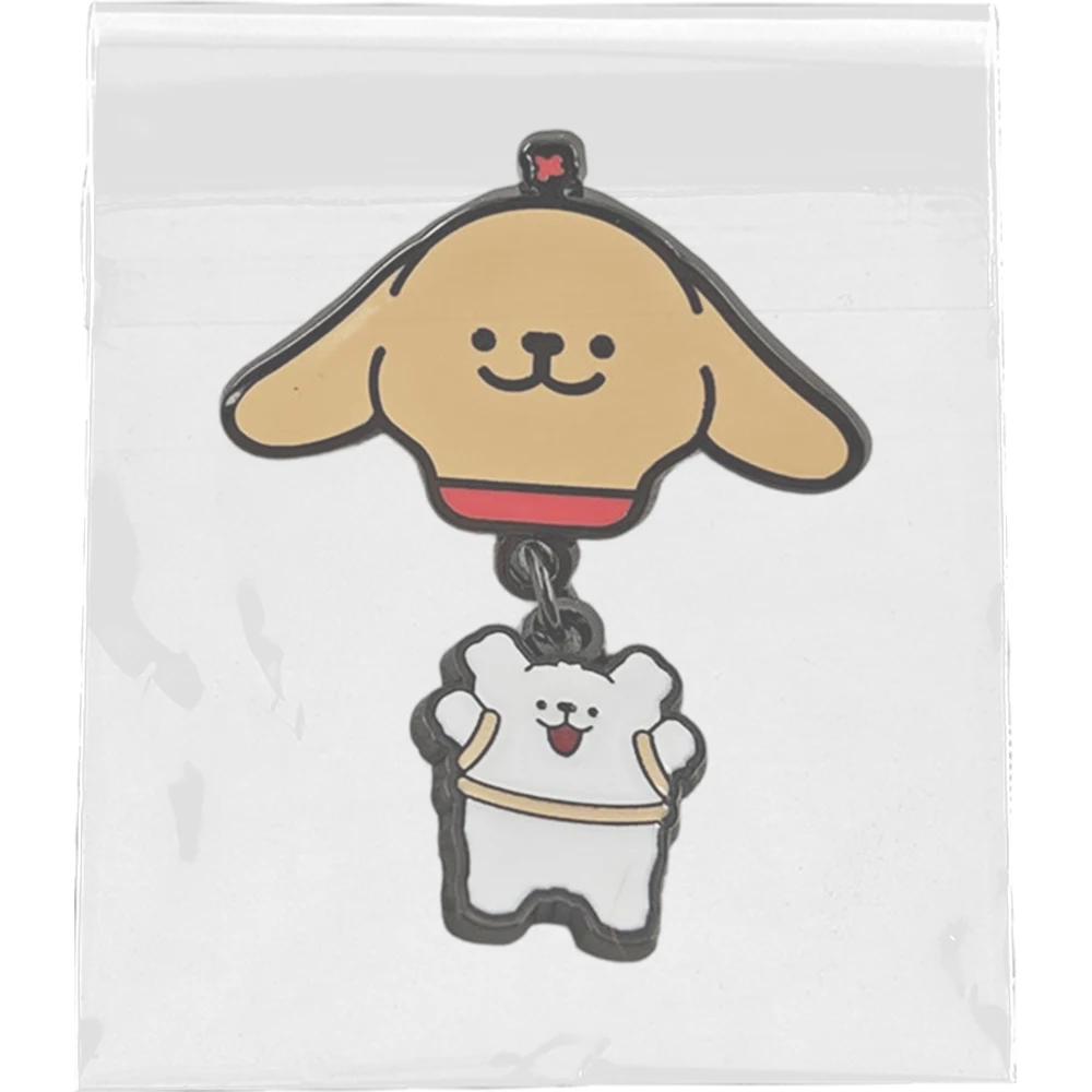Malteser-Emaille-Pins mit Kette, Niedliche Welpen-Broschen, Kawaii Golden Retriever Metall-Abzeichen, Rucksack-Anstecknadel, Geschenk für Fans – Detail 13