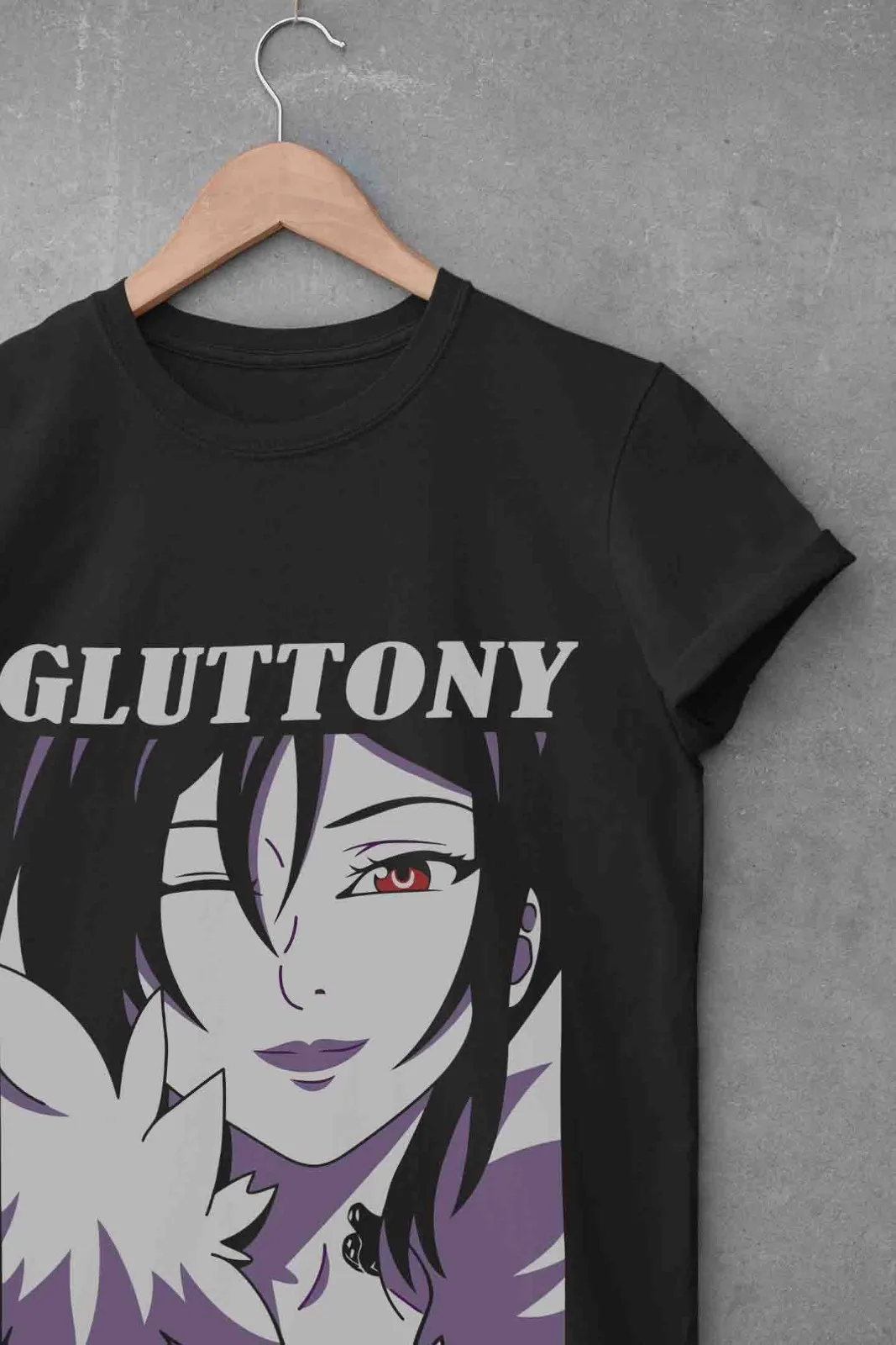 Seven Deadly Sins Shirt Merlin Tshirt Meliodas T-Shirt Ban Top Anime Unisex Tee - view 3