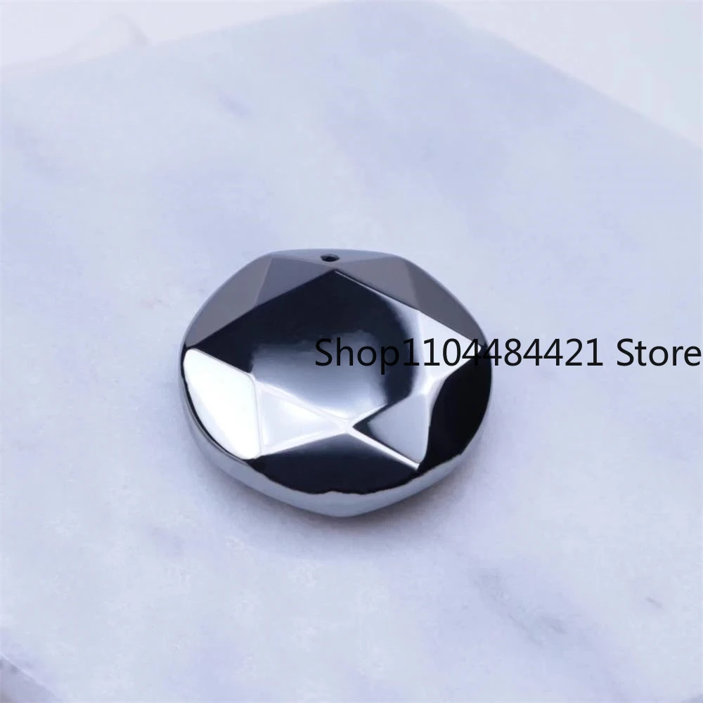 Natural Energy Stone Terahertz Hexagram Star Pendant Simple Elegant High-grade Fashion Jewelry Best Selling Popular Holiday Gift
