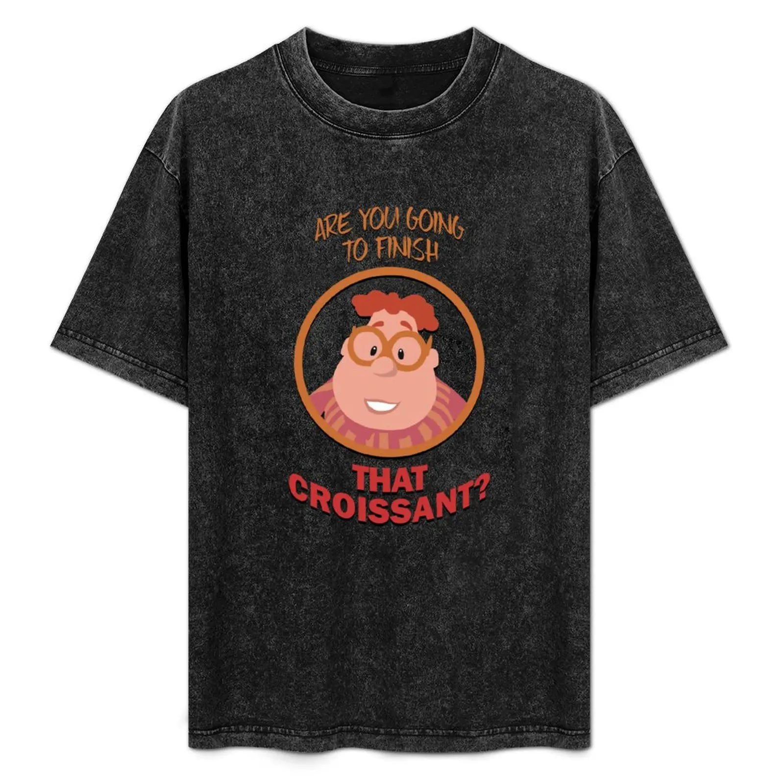 Are you Going to Finish that Croissant? T-Shirt Casual Loose Fit Short Sleeve T-Shirt